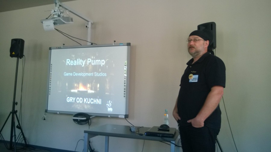 Prelekcja: Gry od Kuchni - Tadeusz Zuber, prezes Reality Pump Foto: Marek Zając - http://zajacmarek.com