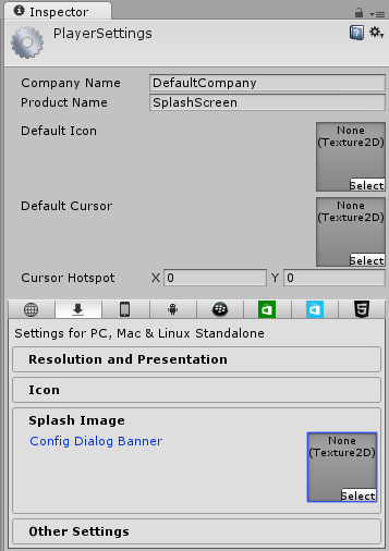 Zmiana SplashScreena w Unity3d