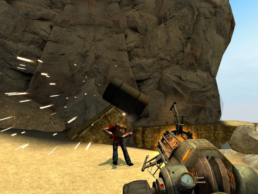 Gravity Gun z Half-Life 2 Źródło: http://smod.wikidot.com/