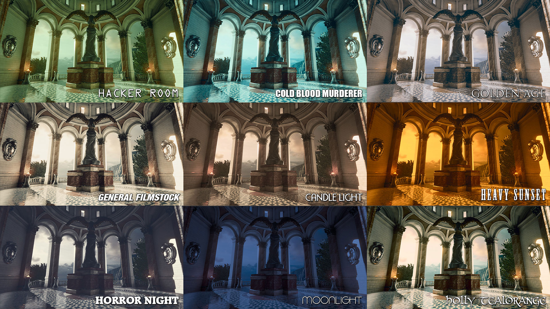 Color Grading w Unreal Engine Źródło: https://www.unrealengine.com